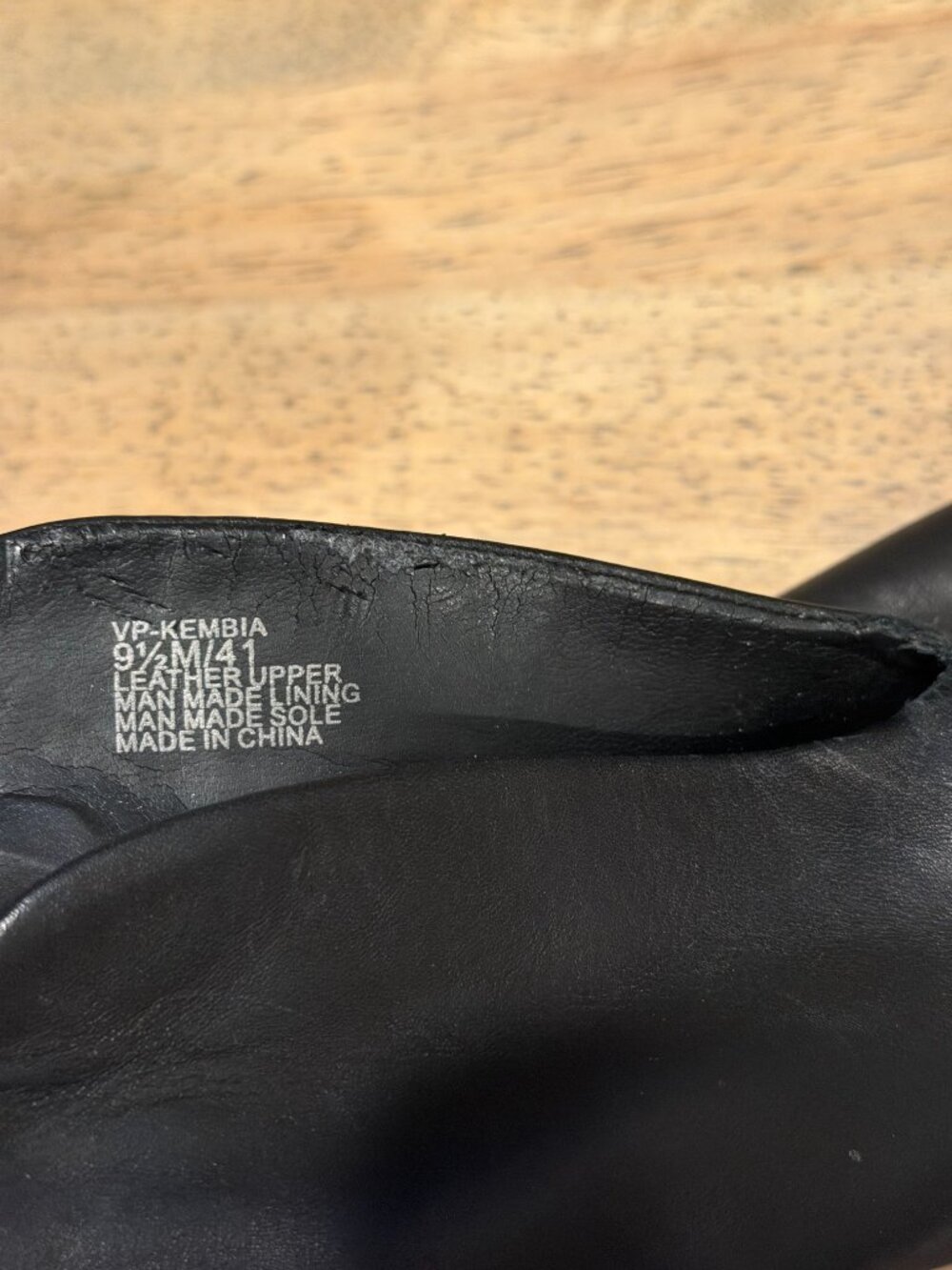 Vince Camuto Black Leather Open Toe Slingback Heels Size 9.5 - Picture 9 of 11